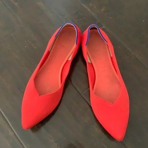 Rothy’s Flame pointy toe flats